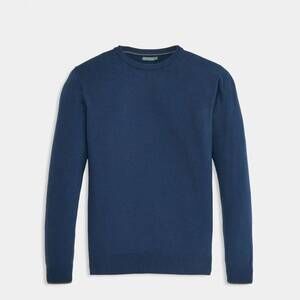 NEW GENTEAL men's mattson crewneck sweater in timeless navy